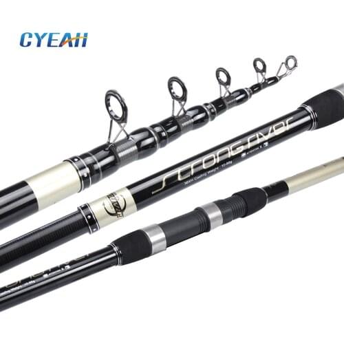 CYEAH Carbon Fiber Casting Fishing Rod Distance Throw Ocean Boat Fishing Rod 2.1m~5.4m Marine Fishing Lure Fishing Rod