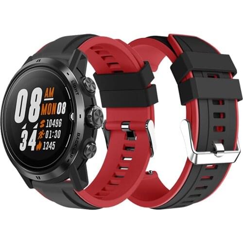 Silicone Strap for Corsos Apex Pro Smart Watch Band Double Color Sport Bracelet Belt For APEX 42mm 46mm Wrist Band Correa