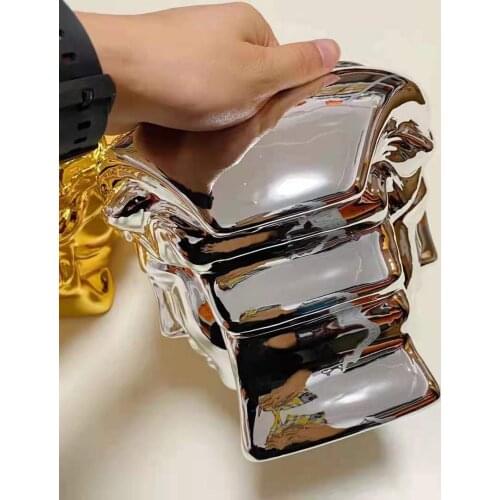 3.5kg 27x20x20cm bone china vase