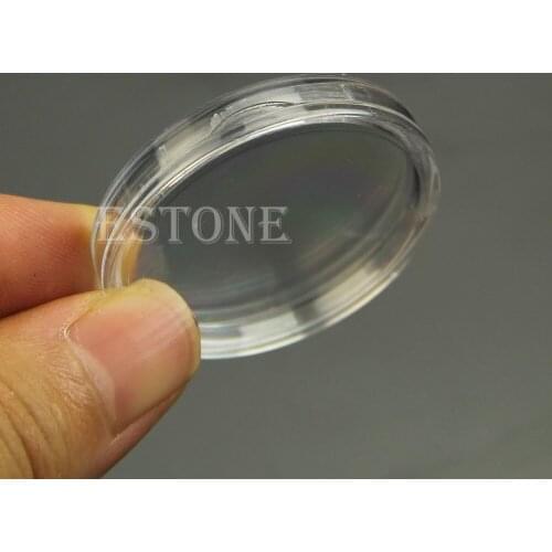 10 PCS Applied Clear Round Cases Coin Storage Capsules Holder Round Plastic 28mm organizer