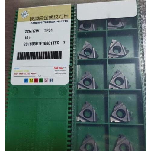 20pcs 22NR 7W Thread inserts