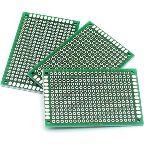 40Pcs Set 2x8 3x7 4x6 5x7 6x8 7x9 8x12 9x15cm Printed Circuit Board PCB Duel Sides Prototype Breadboard 8 Sizes