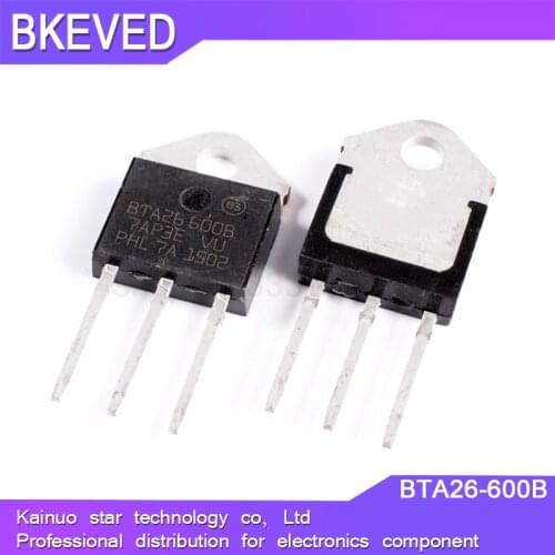 50PCS BTA26-600B TO-3P BTA26600B TO3P BTA26-600 new and original IC