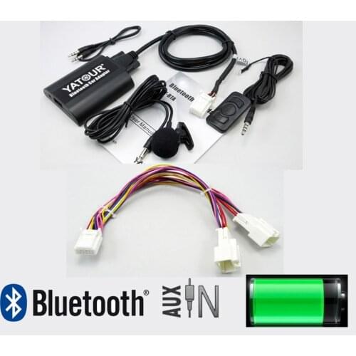 Yatour BTA car Bluetooth adapter for Lexus Toyota Scion 2003-2013 With Y cable Smart Phone Hands Free A2DP Music+Remote Control