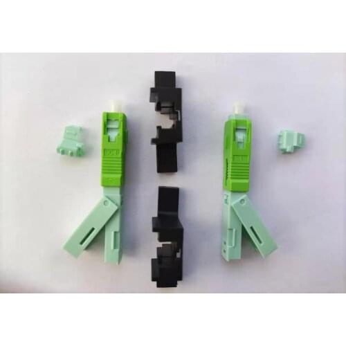 Free Shipping SC APC SC UPC 53mm Fast Connector Single-Mode Connector FTTH Tool Cold Connector Tool Fiber Optic Fast Connnector