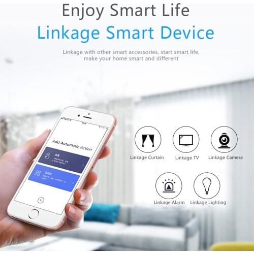 Tuya Smart Life WiFi PIR Motion Sensor Wireless Infrared Detector Smart Home Mobile View Security Burglar Alarm Push Sensor