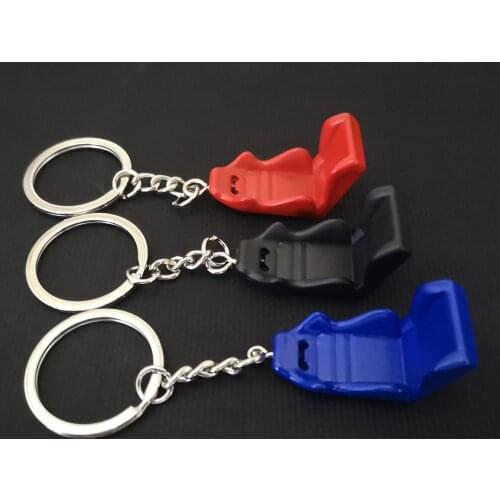 3D racing seat keychain key ring cool car key chain key holder creative portachiavi chaveiro llaveros bombre bag charm