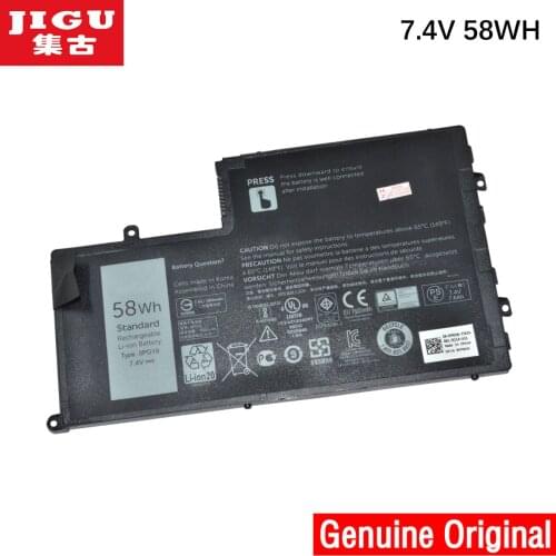JIGU 7.4V 58WH Original Laptop Battery 00PD19 01v2f6 0DFVYN 0PD19 5MD4V R77WV TRHFF For DELL Inspiron N5447 5442 5443