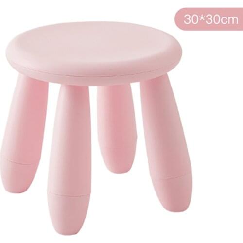 Round Childrens Stool Kindergarten Baby Learning Stool Thicken Plastic Game Seat Removable, Load 100kg, for Kids Adults