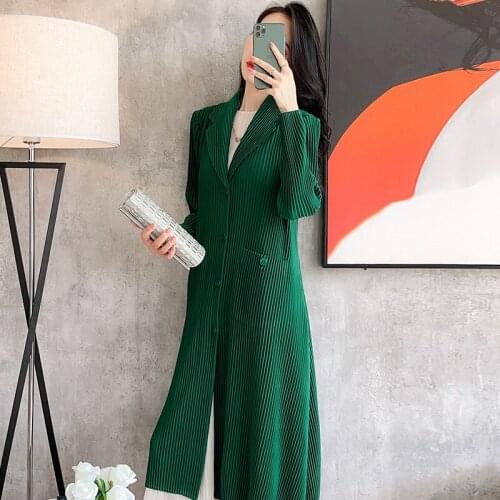 NOBLE PLEATS Women's Trench Coats