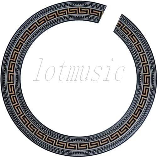 NEW Nice Quality Acoustic Guitar Soundhole Rosette Inlay Basswood Wood Rosette Body Project