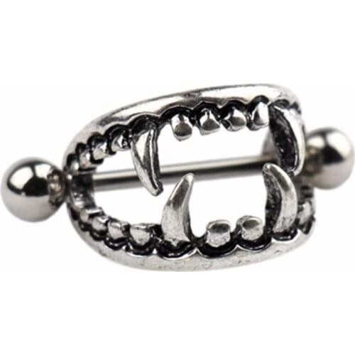 New Piercing Nipple Women Fashion Body Piercing Gem Paved Circle Shield Piercing Rings Body Jewelry For Women Girls