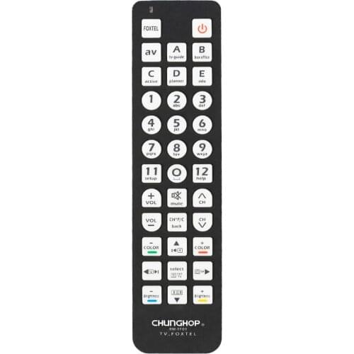 New Remote Control Suitable for Chunghop TV Foxtel RM-TF01 Controller