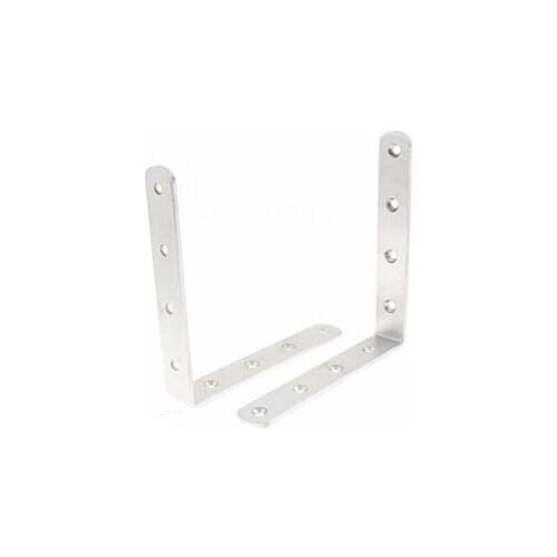 Stainless Steel Shelf Support 90 Degree Angle Bracket 150 x 150mm 2pcs