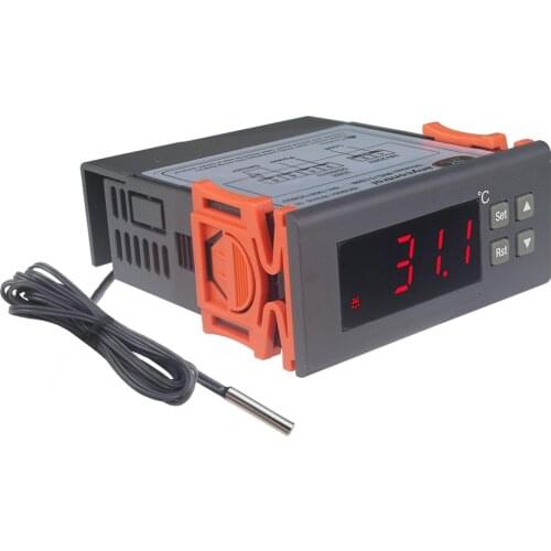 RC-113M Digital LED Thermostat with PID Control for Refrigeration Pet AC 220V/2A Temperature controller -40~110C