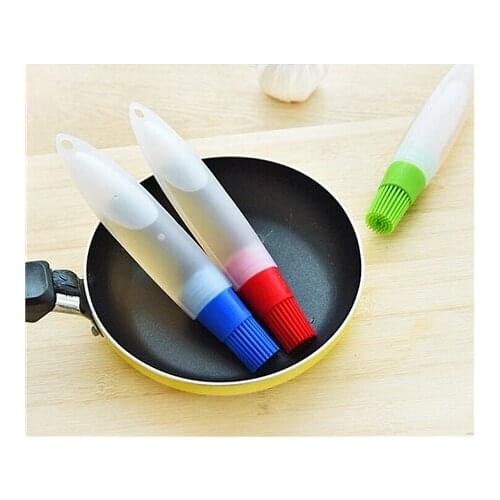 Silicone Baking Brushs Liquid Oil Pen Cake Butter Bread Pastry Brush Baking Tool BBQ Utensil Safety Basting Brush N1151