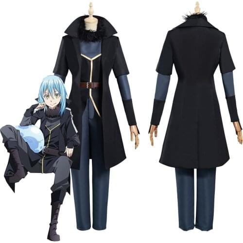 That Time I Got Reincarnated as a Slime Cosplay Rimuru Tempest Trench Coat Top Pants Suit Rimuru Tempest Cosplay Costume