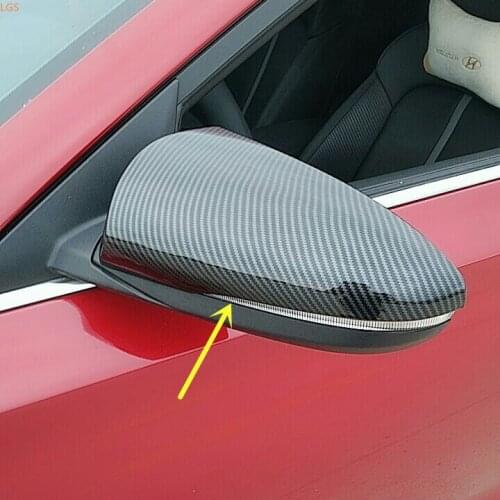 For Hyundai LAFESTA 2019 High-quality ABS Chrome Rearview mirror cover Anti-Rub protection Decoration Car styling