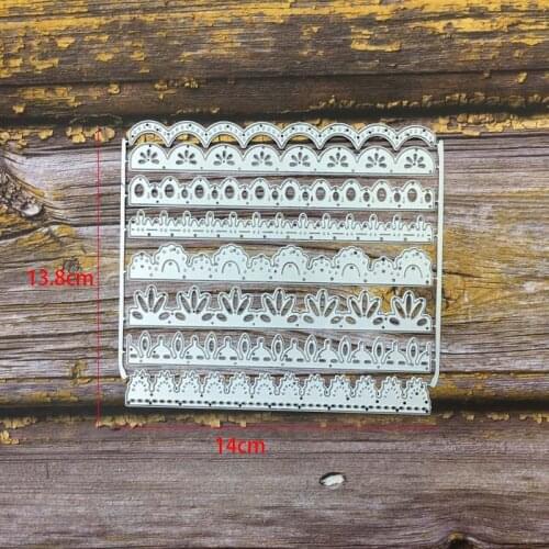 2019 New Lace Flower Metal Cutting Dies Stencils for DIY Scrapbooking Stamping Die Cuts Paper Cards Craft Knurling Dies