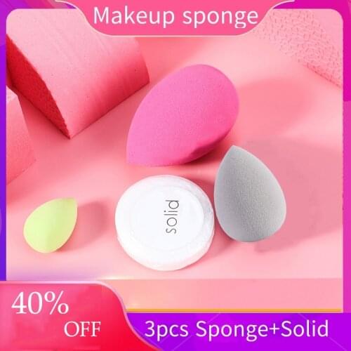 4Pcs/set Sponge Egg Cosmetic Puff Beauty Sponge Smooth Makeup Sponge Powder Puff Foundation BB CC Cream Cosmetics Sponge Belleza