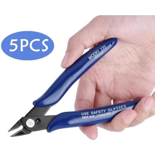 5PCS 170 Wishful Clamp Side Cutters/Shear/Wire/Clipper/Pliers Tool For Arduino Electronics/ DIY 3D Printer Parts