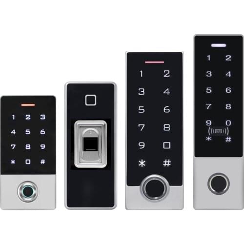 Standalone Door Access Control System IP68 Waterproof Fingerprint Metal Case Silicon Security Entry Door Reader RFID 125Khz EM