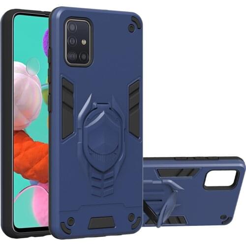 For Samsung Galaxy A31 A51 A71 Case Hard With Stand Ring shockproof Armor protective Back cover Case for samsung A21S A21 EU
