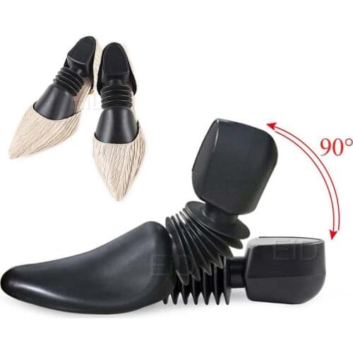 EiD Telescopic Practical Plastic Adjustable Length Men Shoe Trees Stretcher Boot Holder Organizers Black Shoe Tree man women