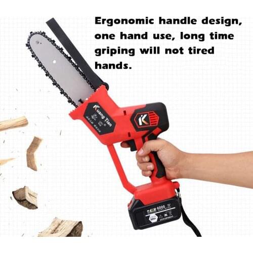 1280W Chainsaw Electric Saw Wood Cutters Electric Pruning Saw Mini Wood Spliting Chainsaw Woodworking Tool for Garden Orchard