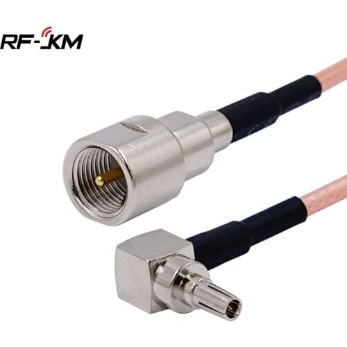 FME Male Plug To CRC9 Right Angle Connector RG316 Pigtail Cable Adapter