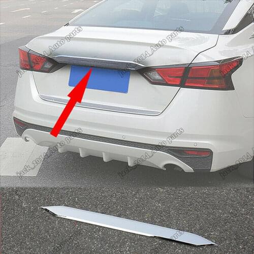 Stainless Rear Trunk Lid Tailgate Door Cover Trim For Nissan Teana Altima 2019