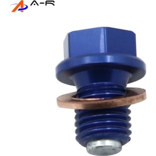 M10*1.25 Aluminum Magnetic Frame Oil Drain Plug Bolt Screw For Yamaha YZ125 YZ250F YZ250FX YZ450F WR250F WR450F YZ WR 250 450
