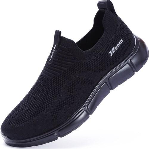 Mens Shoes Sneakers 2019 New Listing High Quality Breathable Casual Shoes Mesh Woven Shoes Sock Net Footwear for Men Boys