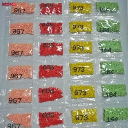 Wholesale DMC 447 Color Full Round/square Drills Resin Diamond,Diamond Painting Full Drills Beads Stone Gem Accessory Rhinestone
