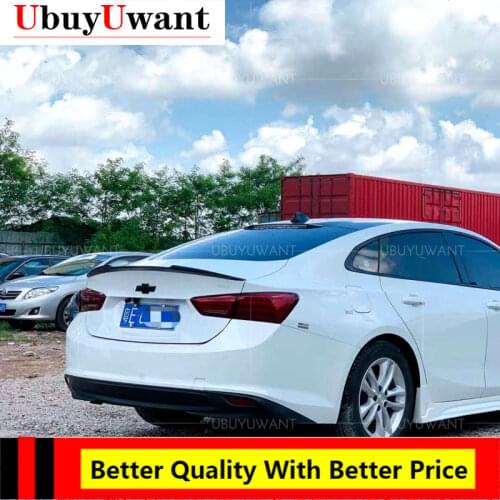 EPFBSQP For Chevrolet Malibu XL Spoiler 2016-2021 Year Glossy Carbon Fiber Rear Wing M4 Style Accessories Car Refitt Spoiler