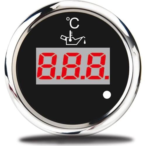 Universal Digital Temperature Gauge for Car Motorcycle 52mm Oil Temp Gauge Car Meter 50~150 Celsius Oil Temperature Sensor 12V