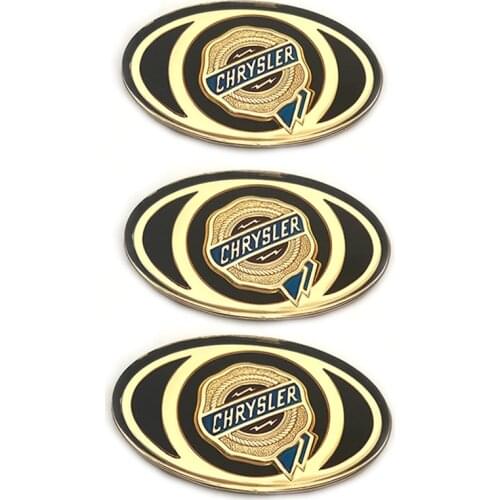 High Quality 3D Chrysler 300C Mopar Headstock Logo Car Front Grille Grill Bonnet Stickers Emblem Vehicle Custom Badge Logo Decal