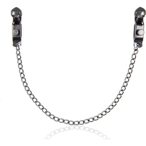 Fetish Metal Chain Bdsm Bondage Toy Strong Nipple Clamps Sex Slave Ds Games Sex Toys for Women Erotic Sex Products for Couples