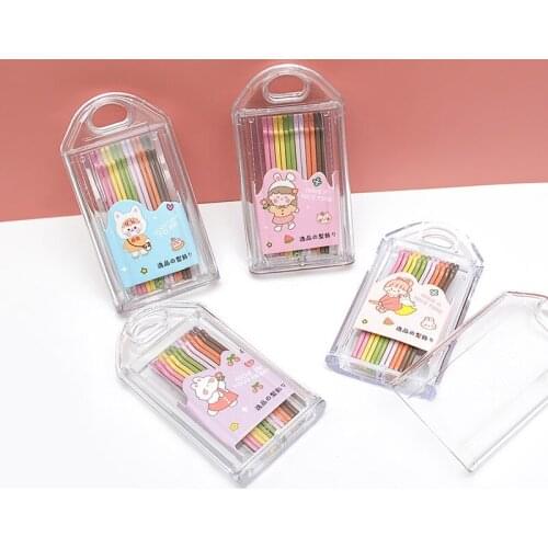 12pcs/set Colorful Hair Clip Hair Barrettes Women Bobby Pins Invisible Wave Hairgrip Barrettes Hairpins Styling Accessories