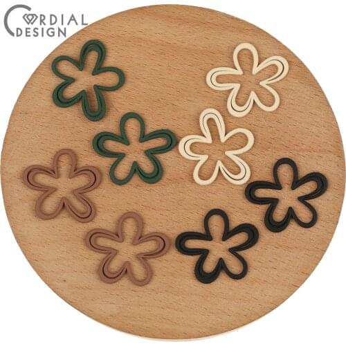 Cordial Design 100Pcs 22*23MM Jewelry Accessorie/Paint Effect/Earring Pendant/Flower Shape/Jewelry Findings Components/Hand Made