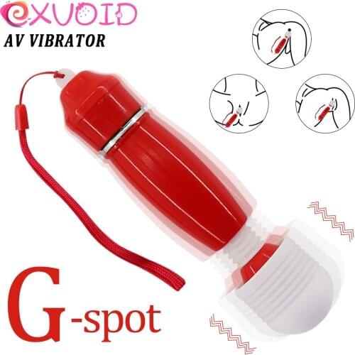 EXVOID Prostate Stimulate AV Stick Dildo Vibrator G-spot Massager Adult Products Sex Shop Anal Vibrator Sex Toys for Couples