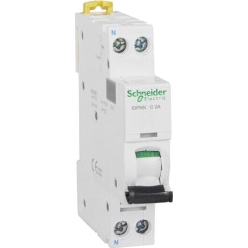 IDPNN 1P + N Leakage Circuit Breaker, Short Circuit Leakage Protection Original C2A 6A 10A 16A 20A 25A 32A 40A 6KA C Type Mini