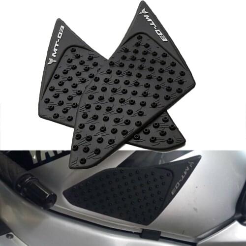 Motorcycle Anti slip Tank Pad Protector Sticker 3M Side Gas Knee Grip Traction Pads For Yamaha MT-03 2016-2018