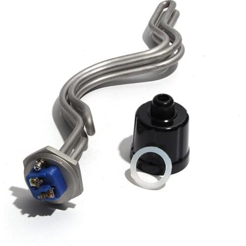 240V DN25 1inch BSP/NPT Immersion Water Heater Heating Element with Grounding Screw for Brewage Equipment 4.5KW/5.5KW/6.5KW