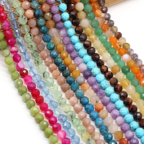 2021 New Style Natural Stone Beads Round Section Semi-Precious Loose Bead 8MM For Jewelry Making DIY Necklace Earrings Accessory