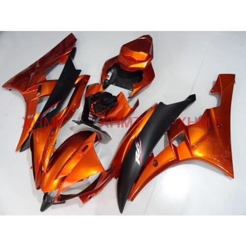 For YZFR6 2006 - 2007 Full Body Kits YZF600 R6 2006 Bodywork YZF R6 06 Orange Red Black Motorcycle Fairing