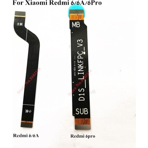 10pcs Original USB Motherboard Connector For Xiaomi Redmi 6 6A 6Pro USB Mainboard Cable Data transfer tape Replacement Parts