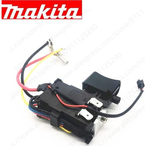 Switch For Makita DF031DSAJ DF033D DF033DSAJ DF331DSAJ DF333D DF333DSAJ HP331DSME HP333D HP333DZJ TD110DSME 632J76-5 632F42-8