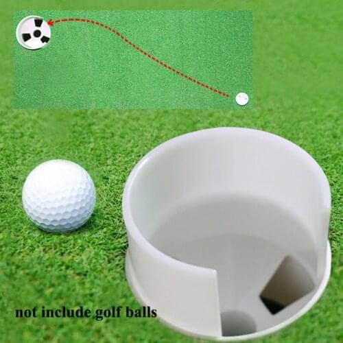 Professional Golf Hole Cup Holder Training Aids Outdoor Backyard Garden Putting Green Golf Hole Flag Stick Pole Cups Golf Supply