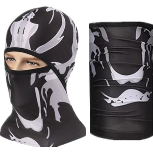 Anti Fog Mens Bandanas Colorful Skull Headgear Manchester Bicycle Scarf Cycling Mask Headband Cycling Headwear Motorcycle Mask